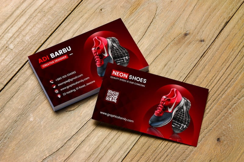 چاپ کارت ویزیت کفش‌ فروشی در شیراز | راهنمای کامل طراحی و چاپ حرفه‌ای